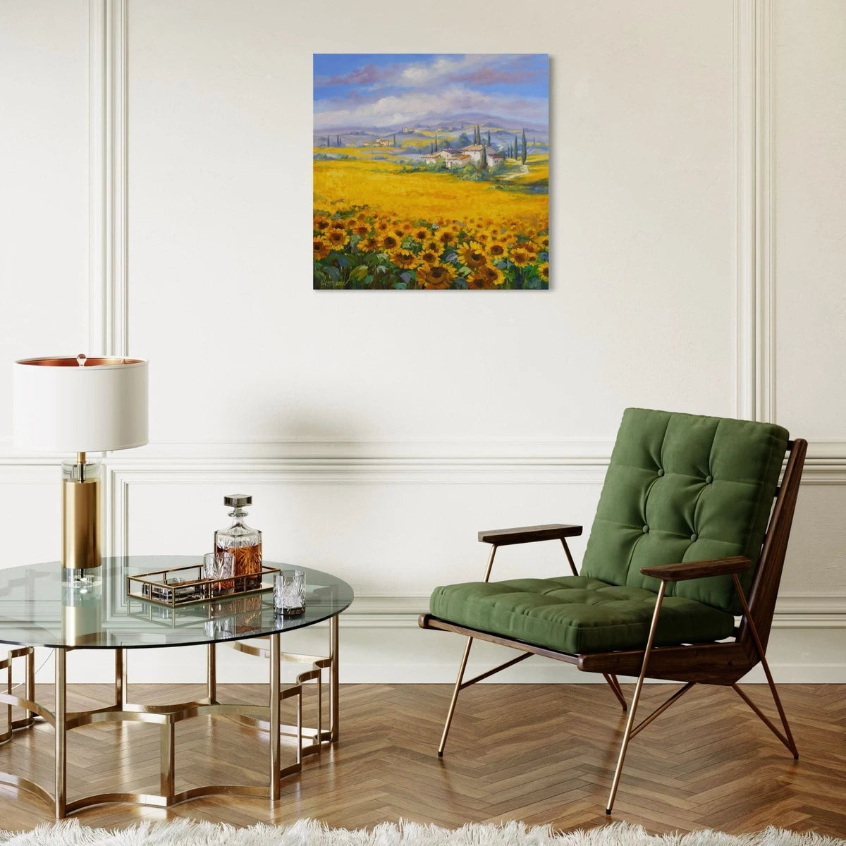 Ute Herrmann - Sonnenblumenfeld bei Arles