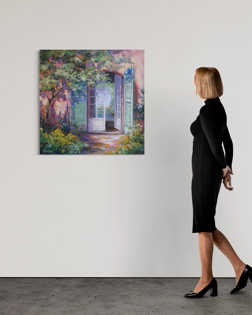 Reserviert - Ute Herrmann - Terrasse im Morgenlicht