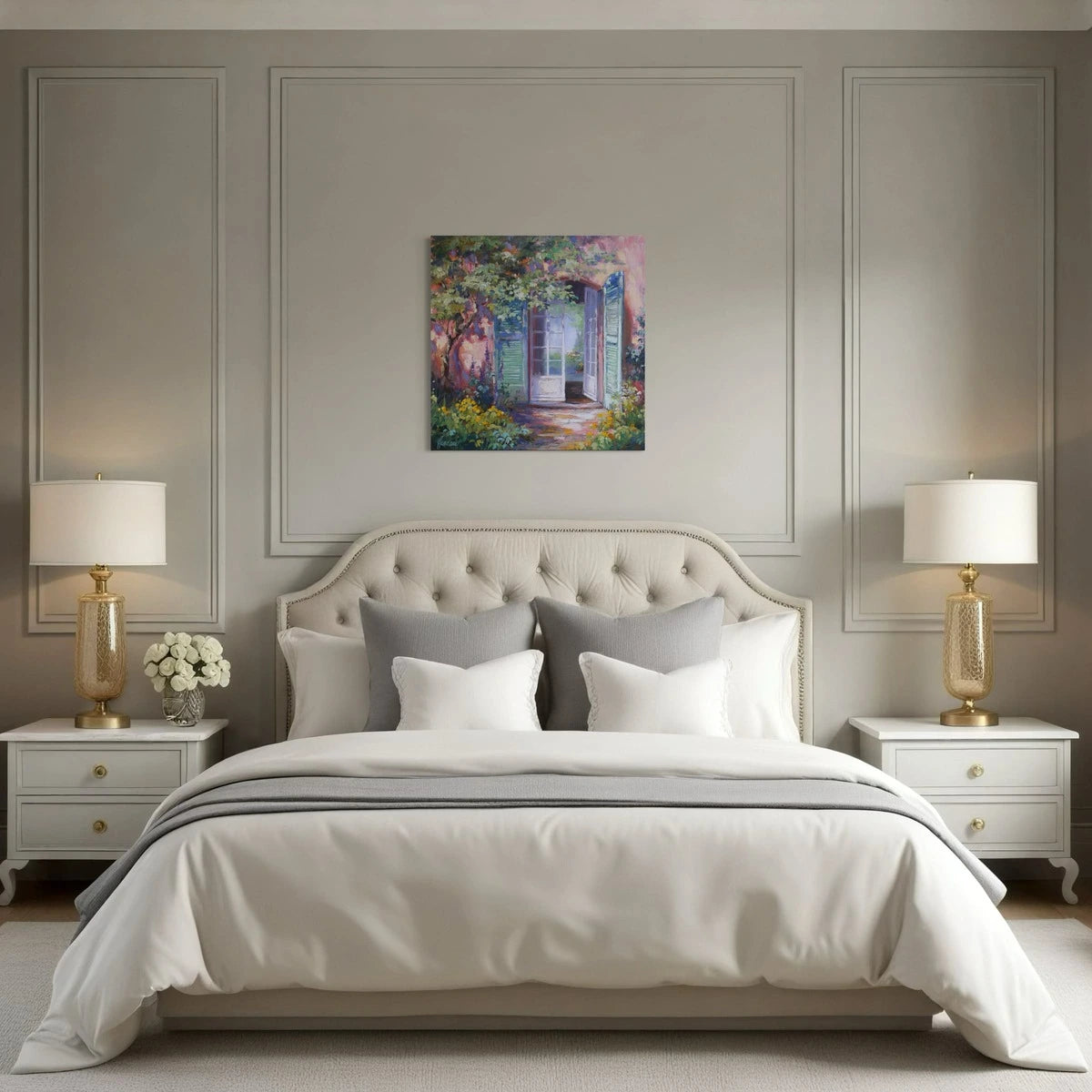 Reserviert - Ute Herrmann - Terrasse im Morgenlicht