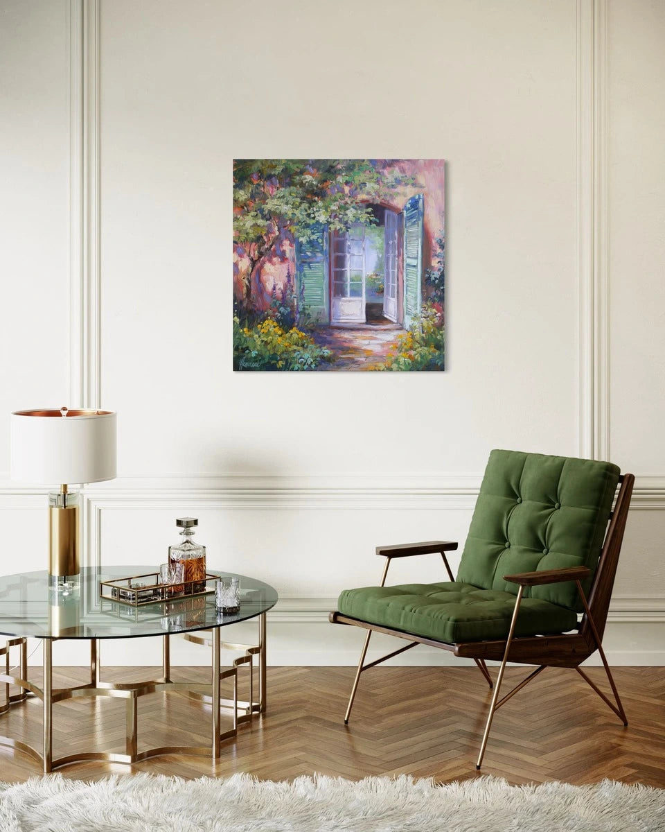 Reserviert - Ute Herrmann - Terrasse im Morgenlicht