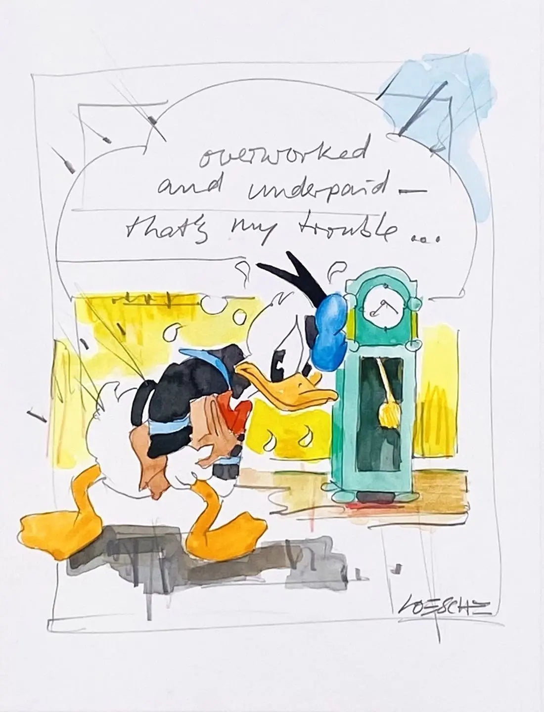 Wolfgang Loesche Donald - overworked and underpaid...