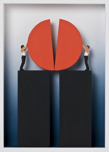 Volker Kühn: „Come together“, 3-D-Kunstwerk – Galerie Vogel Heidelberg