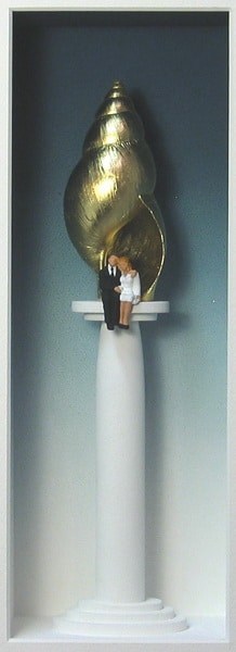 Volker Kühn: „Schneckenhaus“, 3-D-Kunstwerk – Galerie Vogel Heidelberg