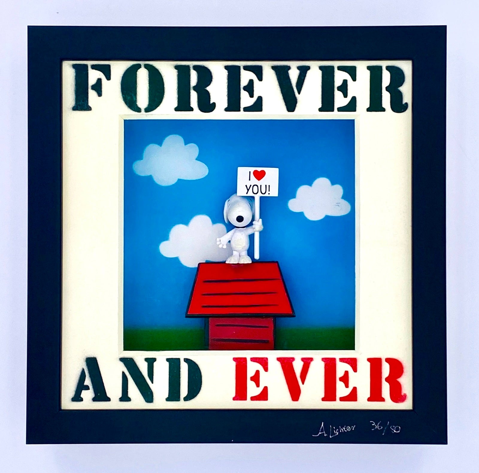 Andreas Lichter  Forever and ever  Snoopy - Galerie Vogel