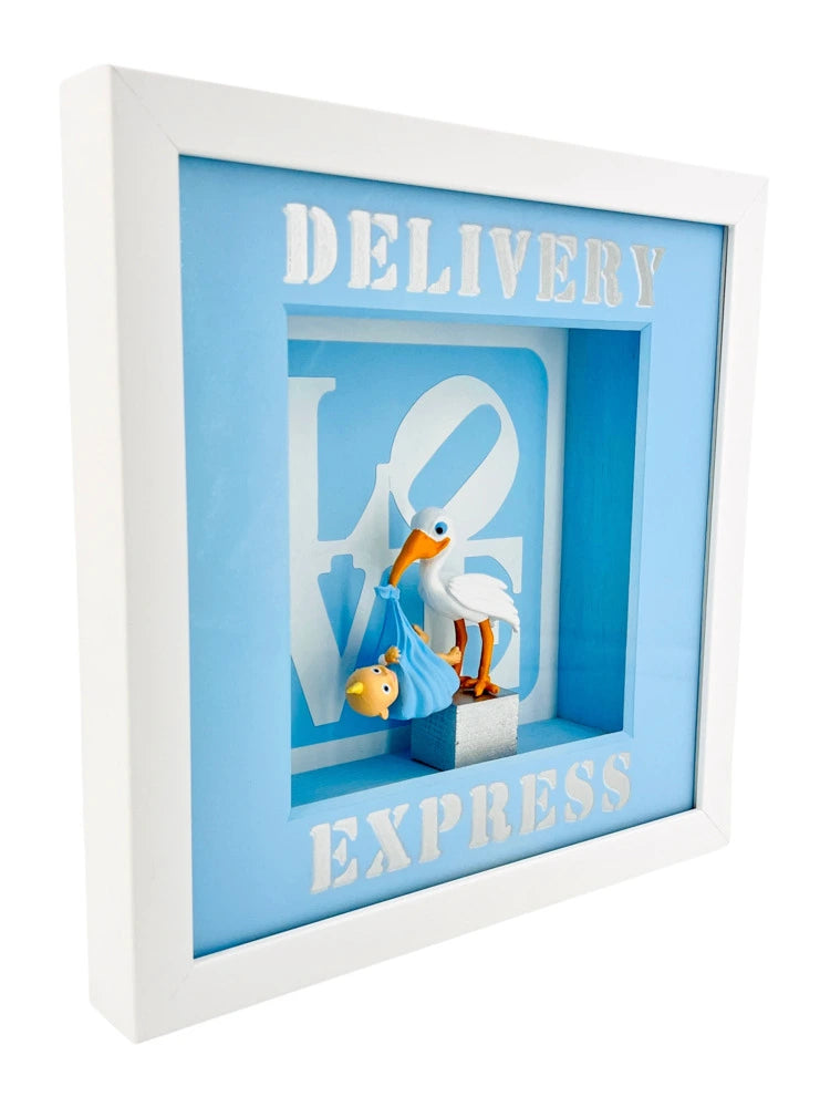 Andreas Lichter - Delivery Express Blau - Galerie Vogel