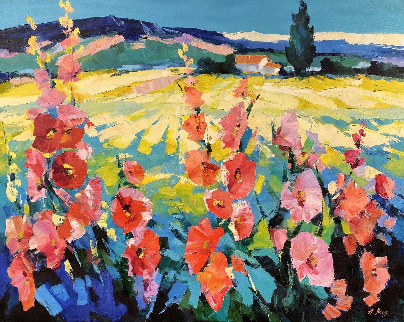 Anna Mas - Spaziergang durch die Felder - Galerie Vogel