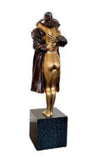 Bruno Bruni De Afvaart Grote sculptuur Brons Uitverkocht
