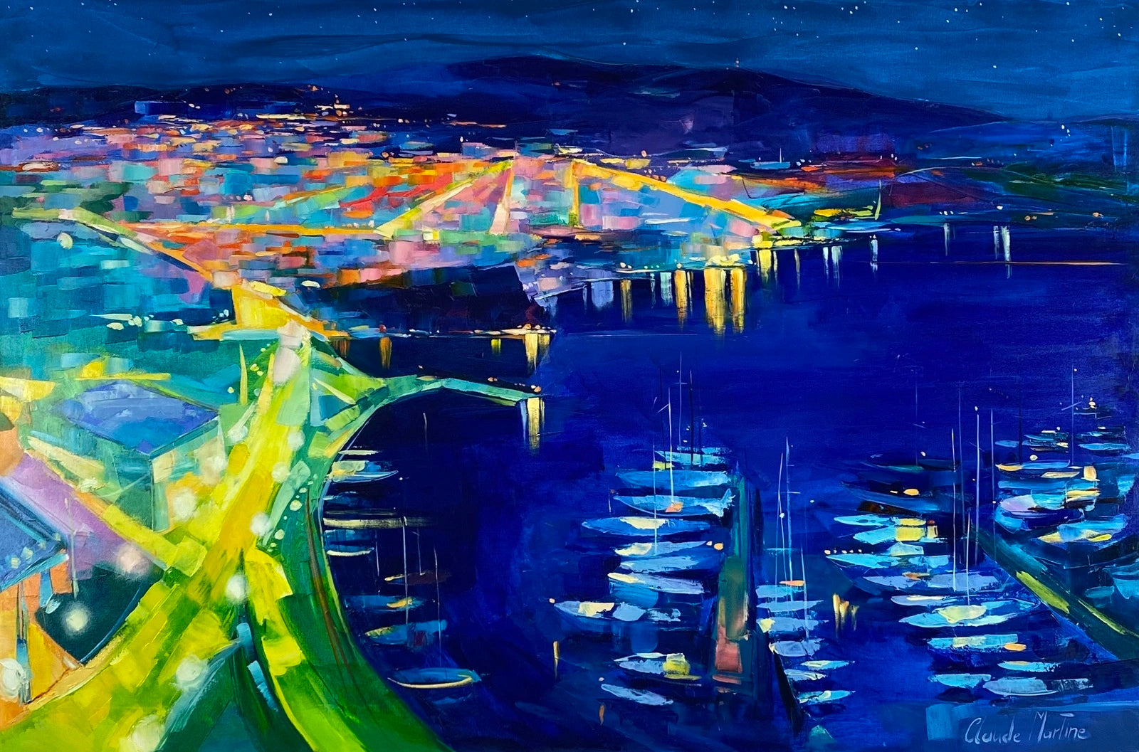 Claude Martine  Cote d´Azur am Meer - Galerie Vogel