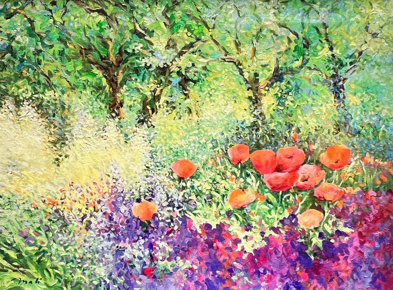 Claude E. Matié  Mohn in der Provence - Galerie Vogel