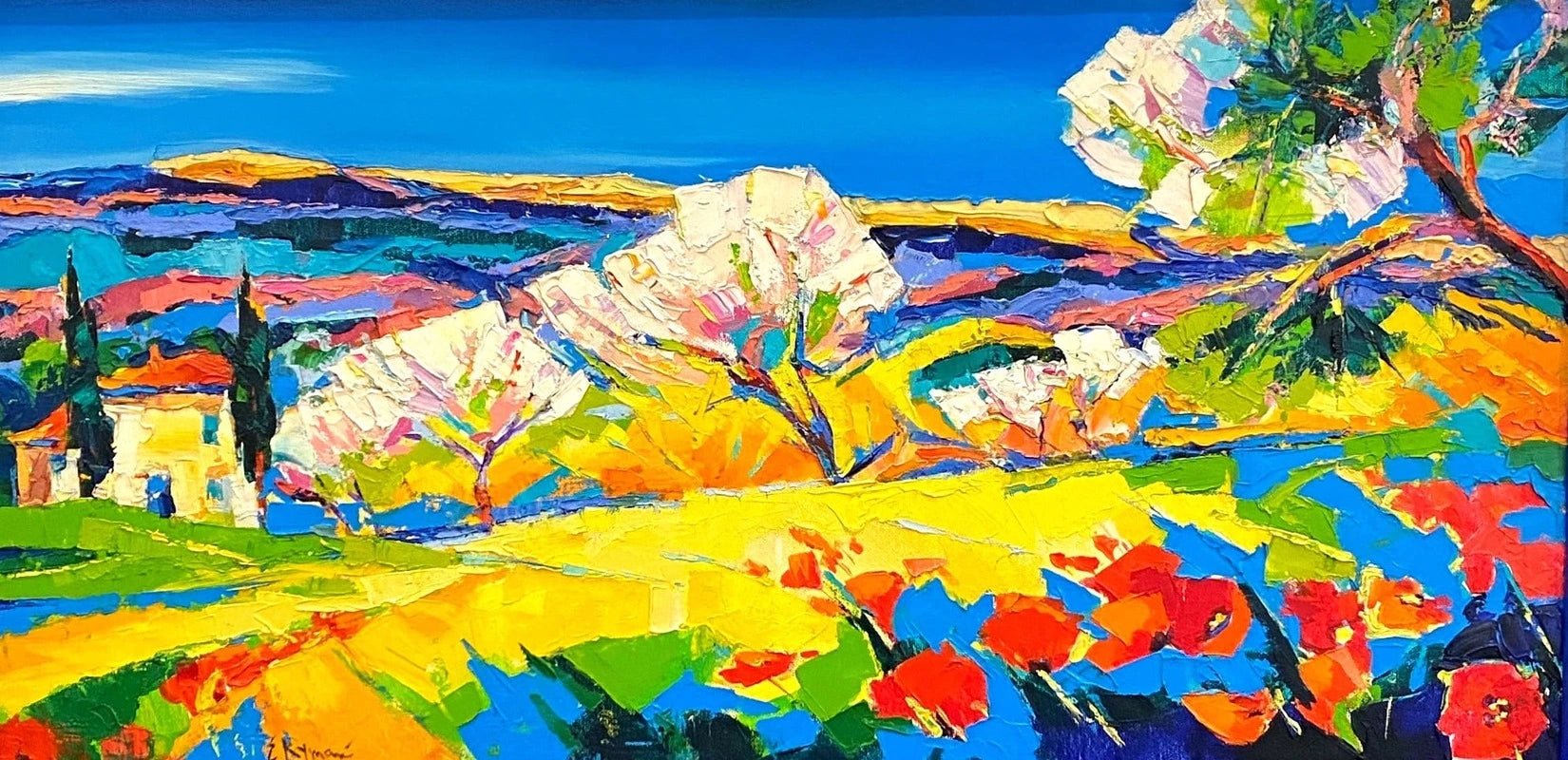 Ewgenij Ryman  Farbige Landschaft I - Galerie Vogel