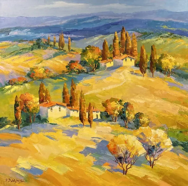 Ewgenija Swolskaja - Sonnenaufgang im Süden - Galerie Vogel