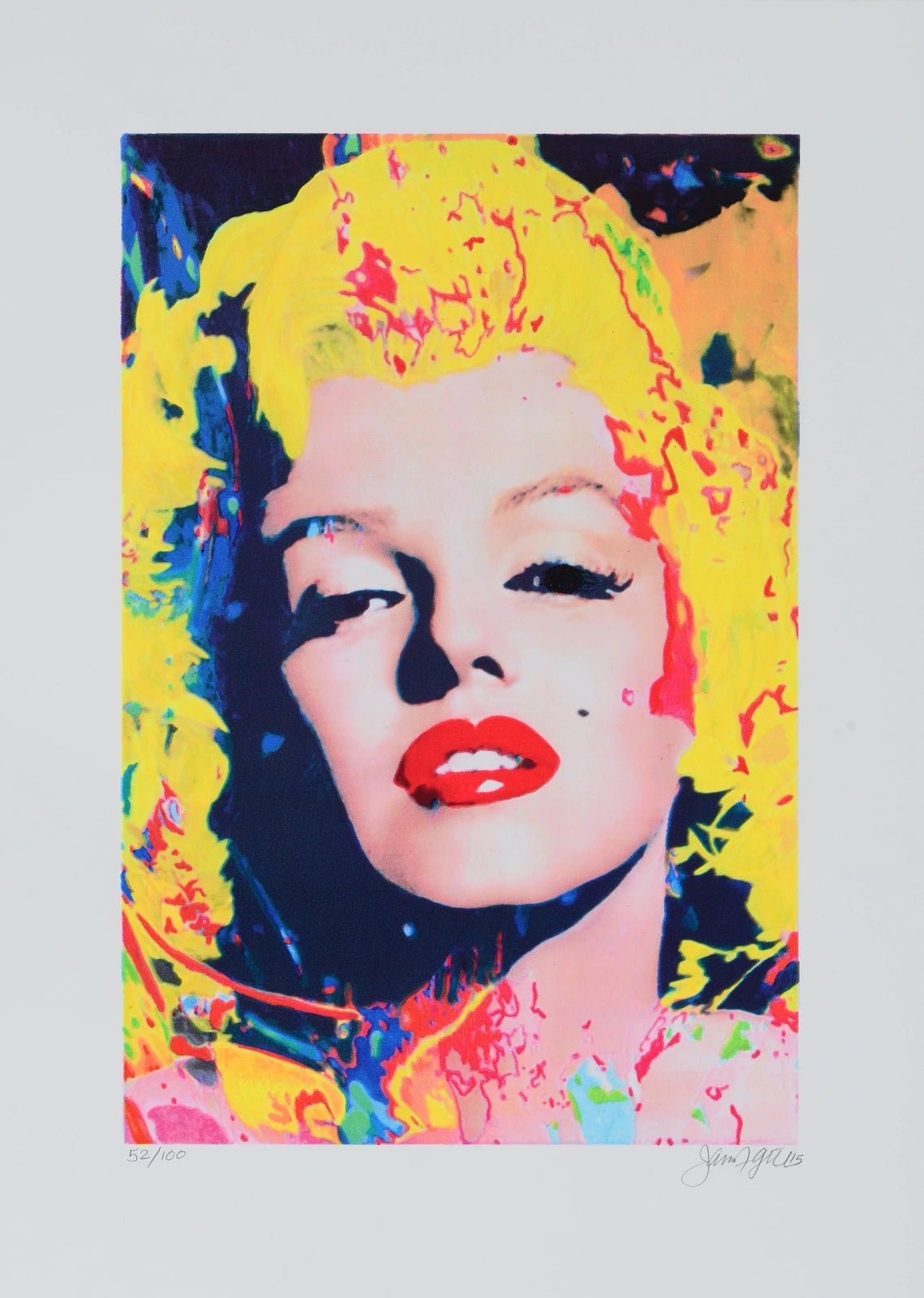 James Francis Gill  Sketch of Marilyn Monroe Icon - Galerie Vogel