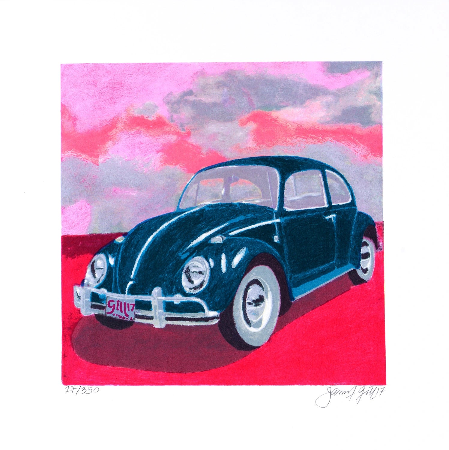 James Francis Gill Mini Bug Pink Sky - Galerie Vogel