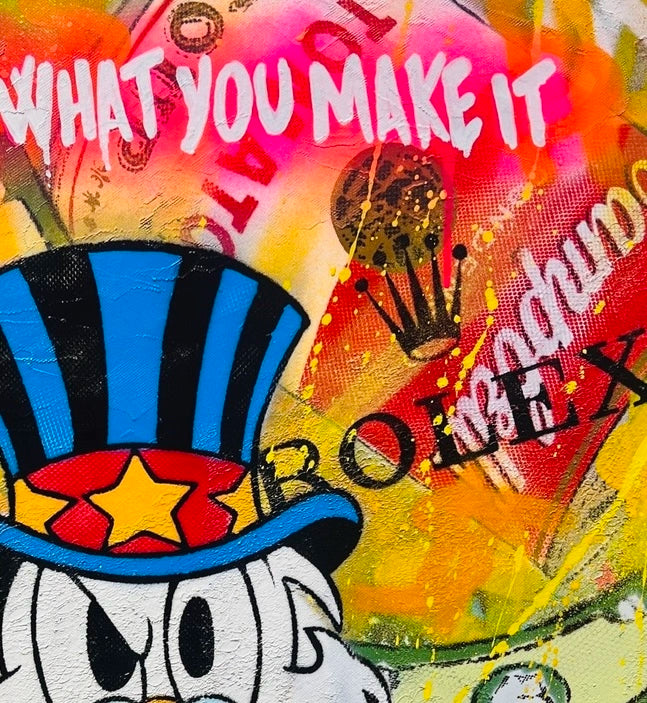 Marco Valentini - Life is what you make it IV Dagobert Duck - Galerie Vogel