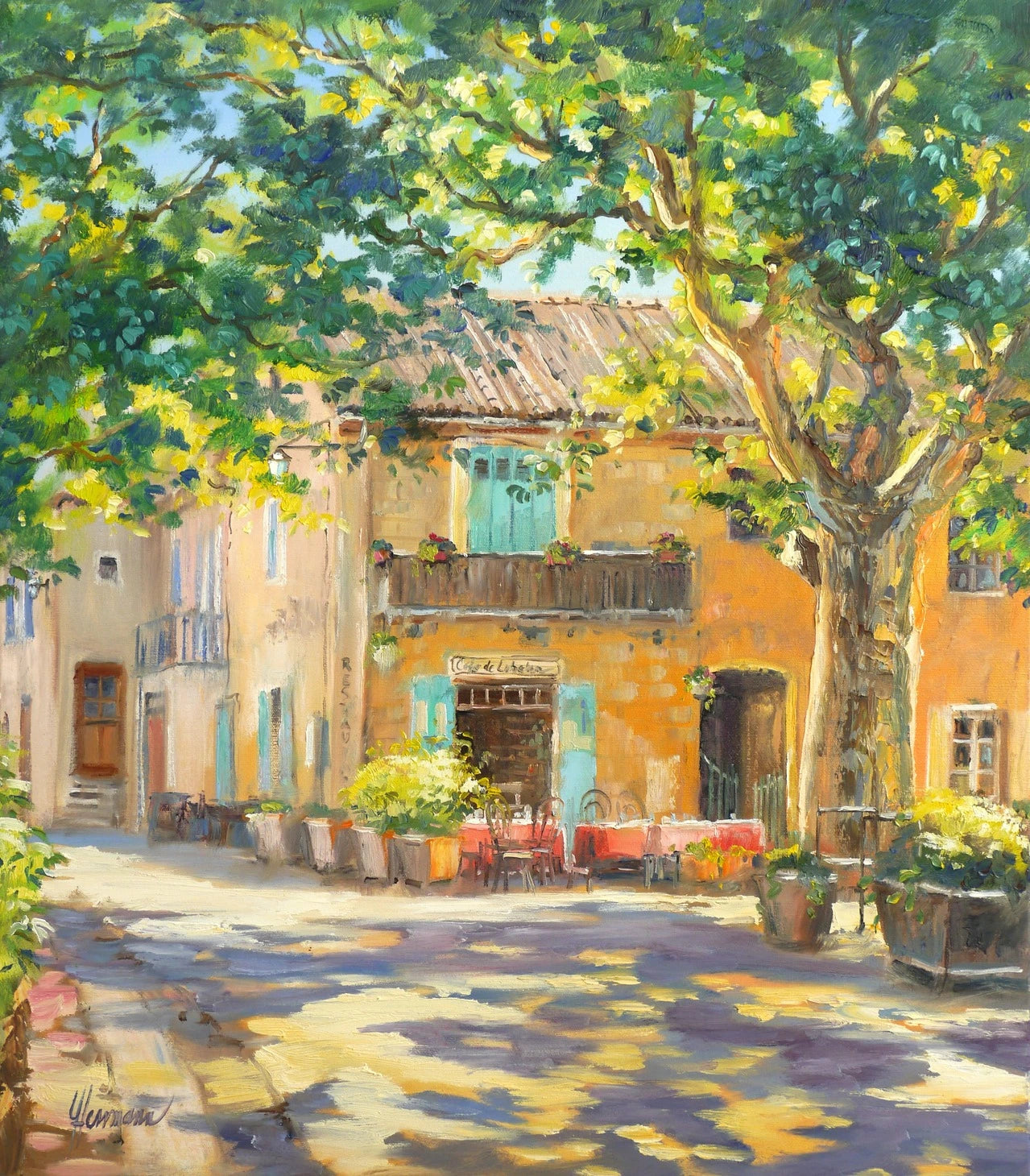 Ute Herrmann - Chemin à travers les tournesols 