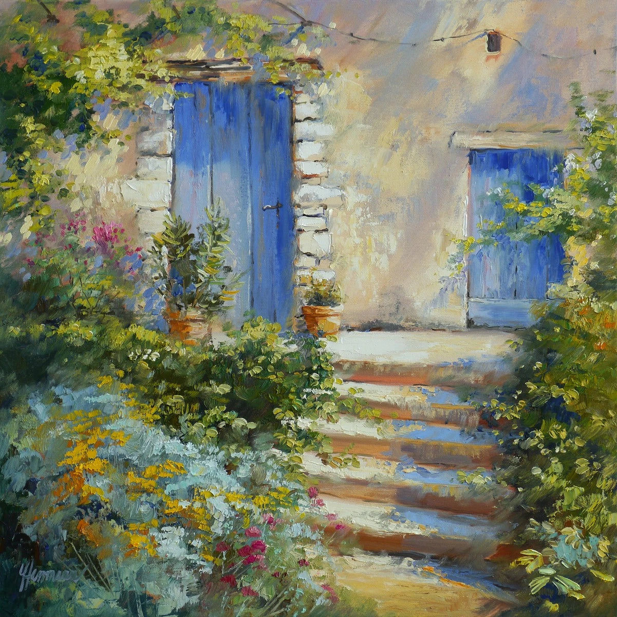 Ute Herrmann - Stufen im Licht