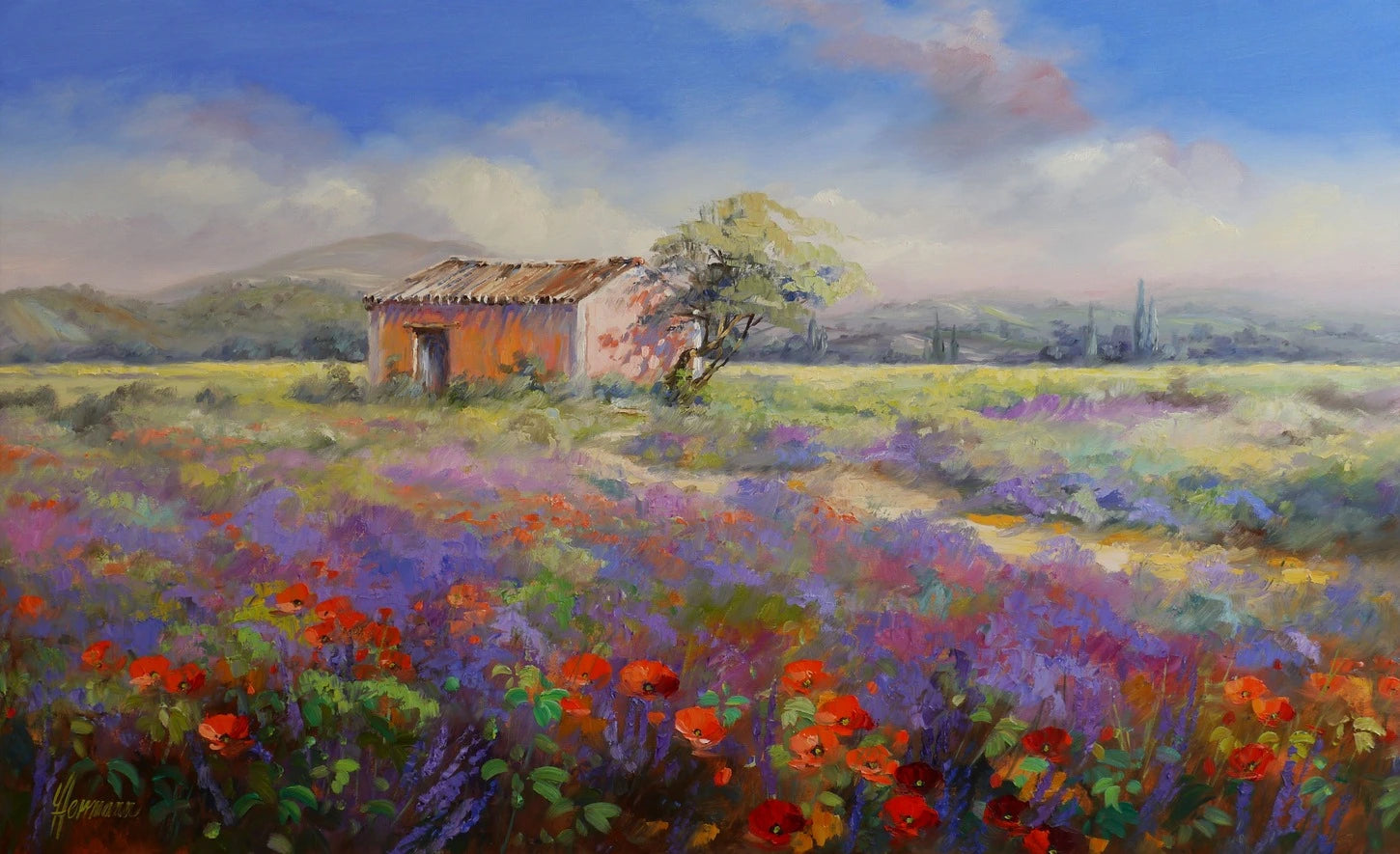 Ute Herrmann - Provence- Ende Juni