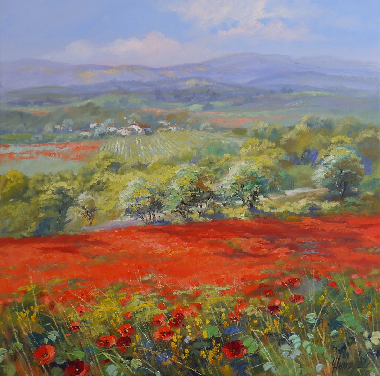 Ute Herrmann - Mohn im Luberon