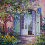 Ute Herrmann - Terrasse im Morgenlicht