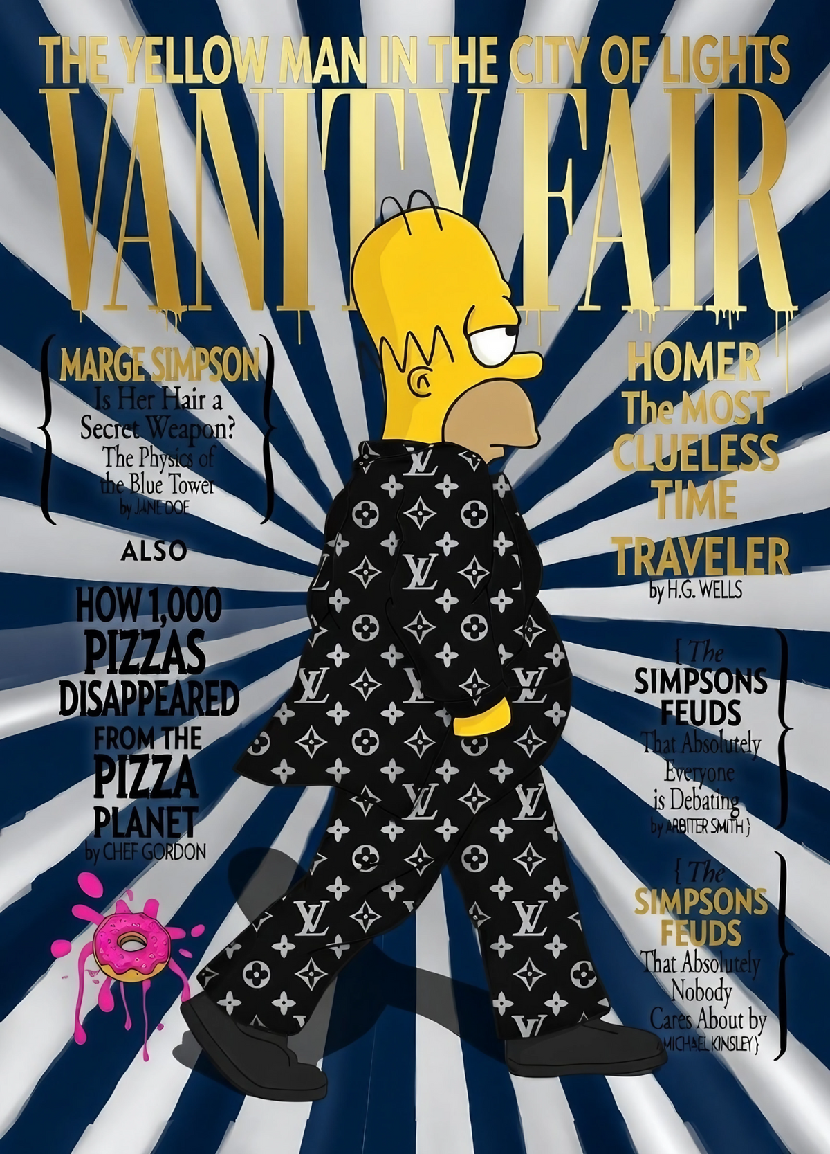 ATLAS: „Homer – A Night in Paris“, limitierter handsignierter Fine-Art-Print – Galerie Vogel Heidelberg