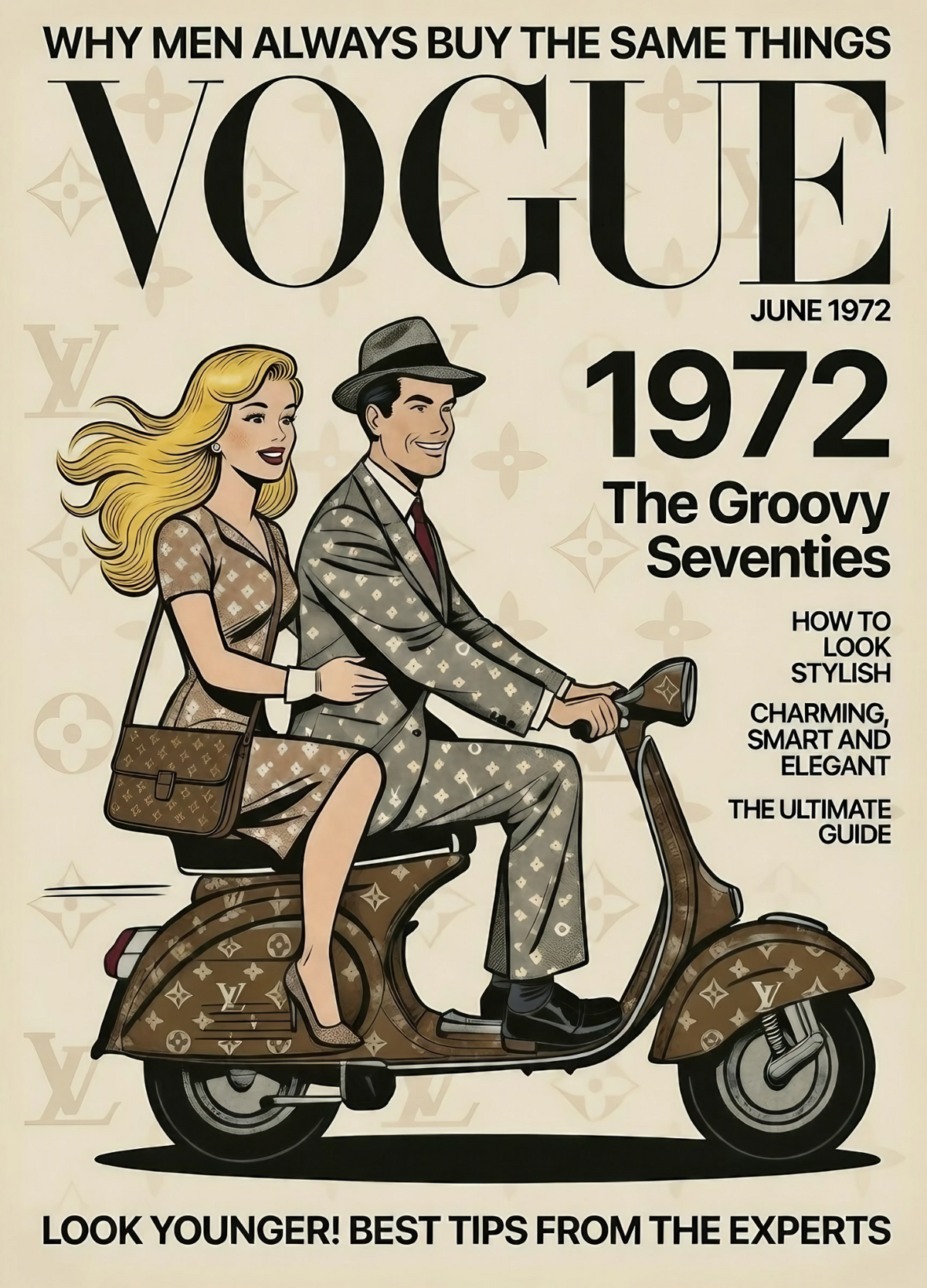 ATLAS: „Vogue – The Groovy Seventies“, limitierter handsignierter Fine-Art-Print – Galerie Vogel Heidelberg