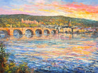 Christian Henze – Heidelberg im Abendgold