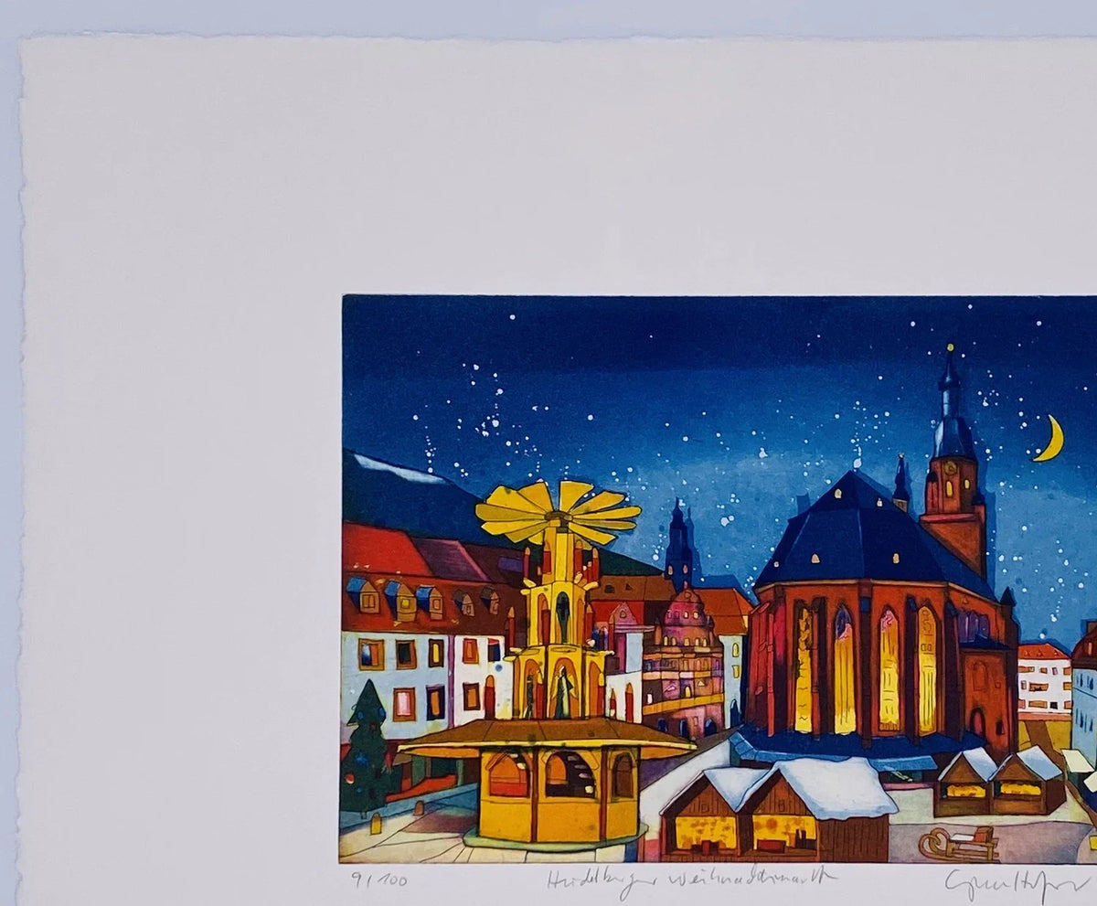 Gerhard Hofmann – Heidelberger Weihnachtsmarkt: Detail 1 – Galerie Vogel Heidelberg