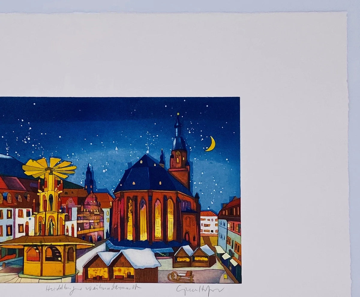 Gerhard Hofmann – Heidelberger Weihnachtsmarkt: Detail 2 – Galerie Vogel Heidelberg