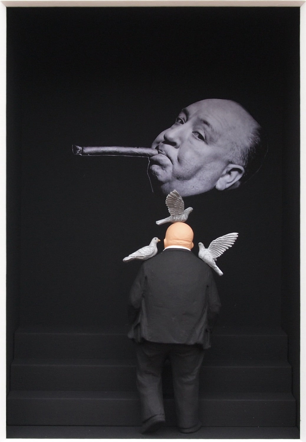 Volker Kühn: „Hitchcock“, 3-D-Kunstwerk – Galerie Vogel Heidelberg